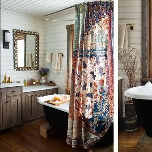 Anthropologie shower curtain, just like new!